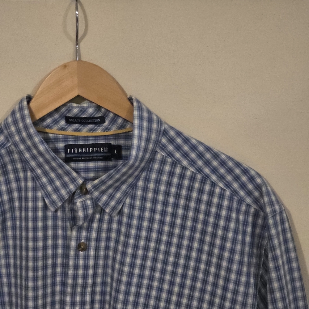 Fish Hippie Solace Collection Button Down L